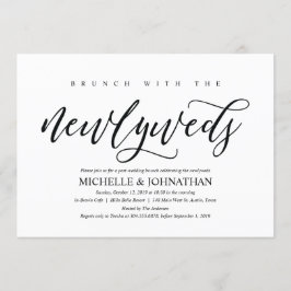 Elegante Rustieke Post Wedding Brunch Invitation K Kaart