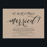 Elegante Rustieke Post Wedding Brunch Invitation K Kaart<br><div class="desc">Een brunchfeest plannen met de pasgetrouwden de dag na de bruiloft? Nodig gasten uit met deze elegante rustieke kalligrafie met als thema Post Wedding Brunch Invitation Kaart. Voeg je brunchgegevens toe in bijpassend zwart lettertype / belettering. #TeeshaDerrick</div>
