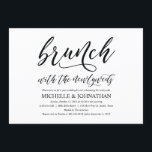 Elegante Rustieke Post Wedding Brunch Invitation K Kaart<br><div class="desc">Een brunchfeest plannen met de pasgetrouwden de dag na de bruiloft? Nodig gasten uit met deze elegante rustieke kalligrafie met als thema Post Wedding Brunch Invitation Kaart. Voeg je brunchgegevens toe in bijpassend zwart lettertype / belettering. #TeeshaDerrick</div>
