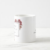 Elegante rustieke rode rozen Happy Moederdag Koffiemok (Center)