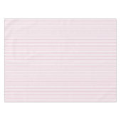 Elegante rustieke roze Franse landstrepen Tafelkleed (Voorkant (Horizontaal))