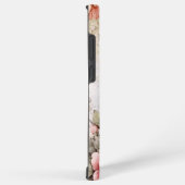 Elegante rustieke  Rozen, 3-foto's & Monogram Samsung Galaxy Hoesje (Rechterkant)