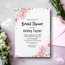 Elegante rustieke Rozen Zomer Bloemen Vrijgezellen Kaart