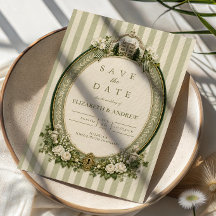 Elegante Rustieke Saliegroene Trouw