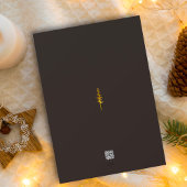 Elegante & Rustieke Slingerlichten Frame Aangepast Feestdagenkaart