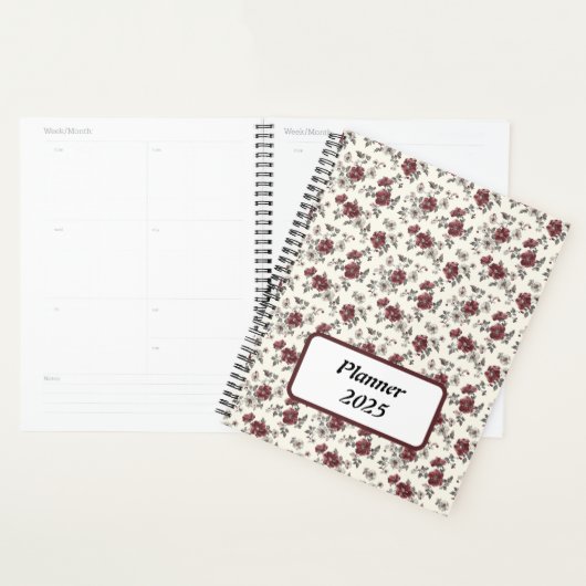 Elegante rustieke stijlvolle chique romantische bl planner (Display)