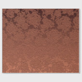 Elegante Rustieke Terracotta Herfst Bloemstuk Cadeaupapier (Vlak)