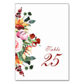 Elegante rustieke Waterverf Bloemen Zonnebloem Huw Kaart (Voorkant)