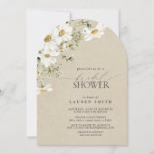 Elegante rustieke Waterverf Daisy Vrijgezellenfees Kaart (Voorkant)