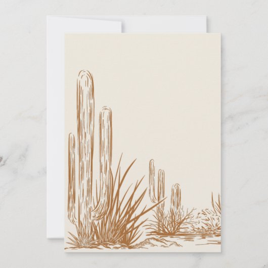 Elegante rustieke Westerne bruiloft Save the Date Kaart (Achterkant)