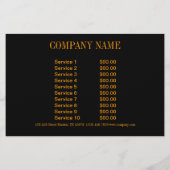 elegante rustieke westerse landelijke zonnebloem flyer (Achterkant)