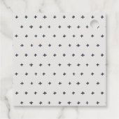 Elegante rustieke wijngaard bergtrouwlocatie bedankjes labels (Achterkant)