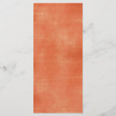 Elegante Rustieke Wildflower Herfst in Liefde Baby Menu (Achterkant)