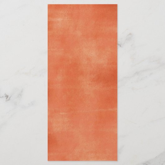 Elegante Rustieke Wildflower Herfst in Liefde Baby Menu (Achterkant)