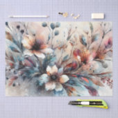 Elegante rustieke winter  geïnspireerde bloem tissuepapier (Craft)