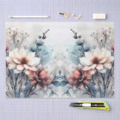 Elegante rustieke winter  geïnspireerde bloem tissuepapier (Craft)