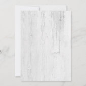 Elegante rustieke zonnebloem bruiloft save the date (Achterkant)