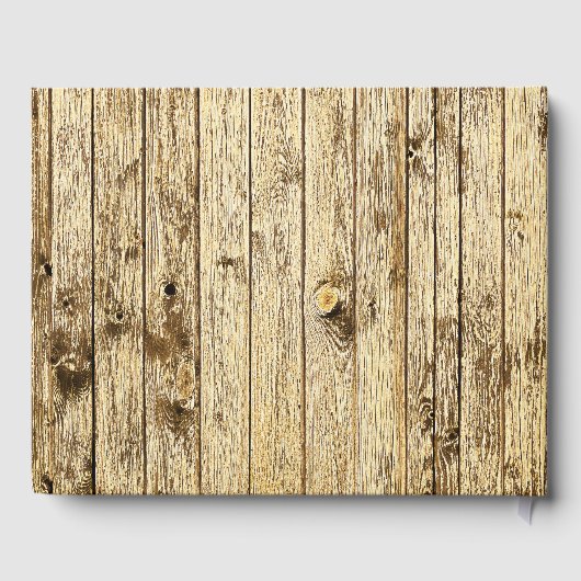 Elegante rustieke zonnebloem in liefdevolle herinn gastenboek (Achterkant)