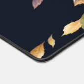 Elegante rustige decoratieve herfstbladeren bureaumat (Hoek)