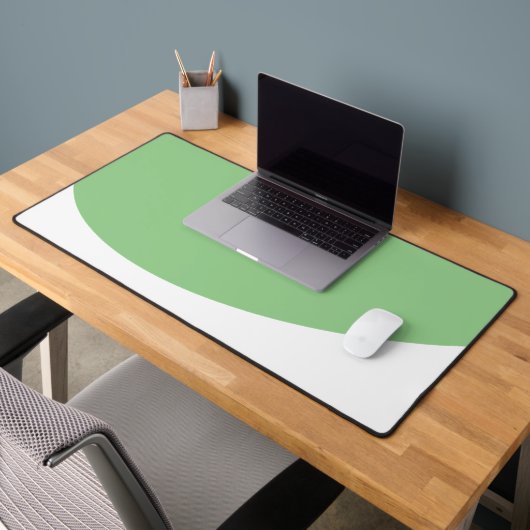 Elegante Sage Curve Stromende Witte Golf Bodemrand Bureaumat (Kantoor 2)