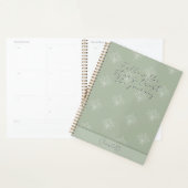 Elegante Sage  Floral Lotus Volg de Sterren Planner (Display)