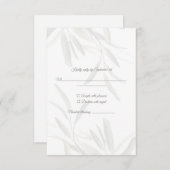 Elegante Sage Green Botanical RSVP (Voorkant / Achterkant)