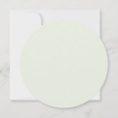 Elegante Sage Green Bow Crest doop Kaart (Achterkant)