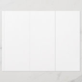 Elegante Sage Green Menu & Tafelnummer drievoudig (Achterkant)