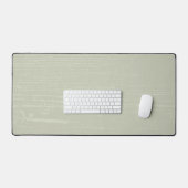 Elegante Sage Green Wood Grain Bureaumat (Keyboard & Muis)