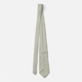 Elegante Sage Green Wood Grain Stropdas (Achterkant)