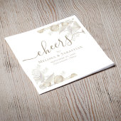 Elegante Sage Greenery bruiloft op maat Servet