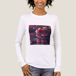 Elegante Sakura Blossom Telefoonhoes – Dromerige J Tri-Blend Shirt