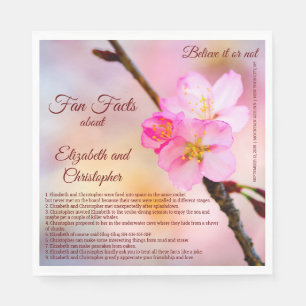 Elegante Sakura kersenbloesems en leuke weetjes Servet