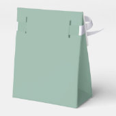 Elegante salie groen dank u bruiloft bedankdoosjes (Achterkant)