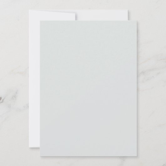 Elegante salie groen en botanische bloemen bruilof kaart (Achterkant)