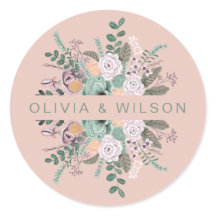 Elegante salie groene & blozende Botanische  Bloem