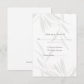 Elegante Salie Groene Botanische RSVP Kaartje (Voorkant / Achterkant)