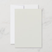 Elegante Salie Groene Trouw QR code RSVP Kaartje (Achterkant)