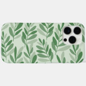 Elegante Salie & Olijfblad Natuur Patroon Case-Mate iPhone Case (Achterkant (horizontaal))