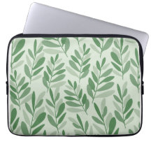 Elegante Salie & Olijfblad Natuur Patroon