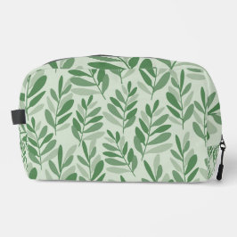 Elegante Salie & Olijfblad Natuur Patroon Toilettasje