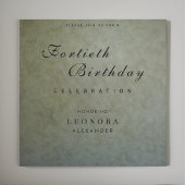 Elegante Saliegoud ELKE Mijlpaal Verjaardagsfeestj Kaart