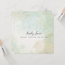 Elegante Saliegroen Aquarel