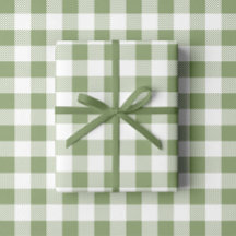Elegante saliegroen geruit patroon