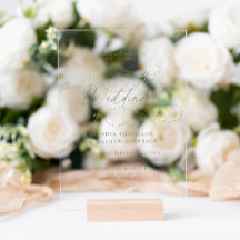Elegante Saliegroene Bloeiende Kalligrafie Bruilof