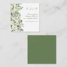 Elegante saliegroene bloemrijke buitenhuwelijk RSV