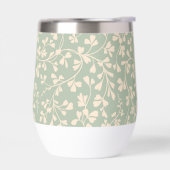 Elegante saliegroene botanische afbeelding (Links)