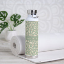 Elegante Saliegroene Botanische Gepersonaliseerde