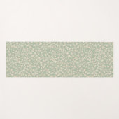 Elegante Saliegroene Botanische Yogamat (Voorkant (horizontaal))