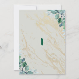 Elegante Saliegroene Gouden Marmeren Tafelnummer I